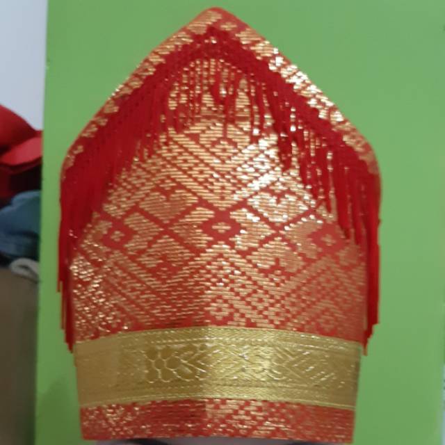Topi dewasa adat batak - topi ulos batak