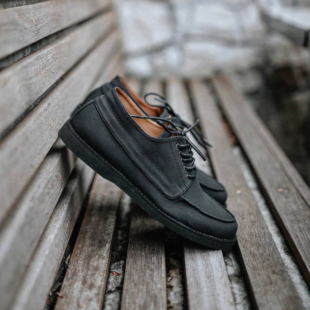 HUGO BLACK |ManNeedMe x FSTP| Sepatu Sneakers Pria Moccasin Shoes ORI