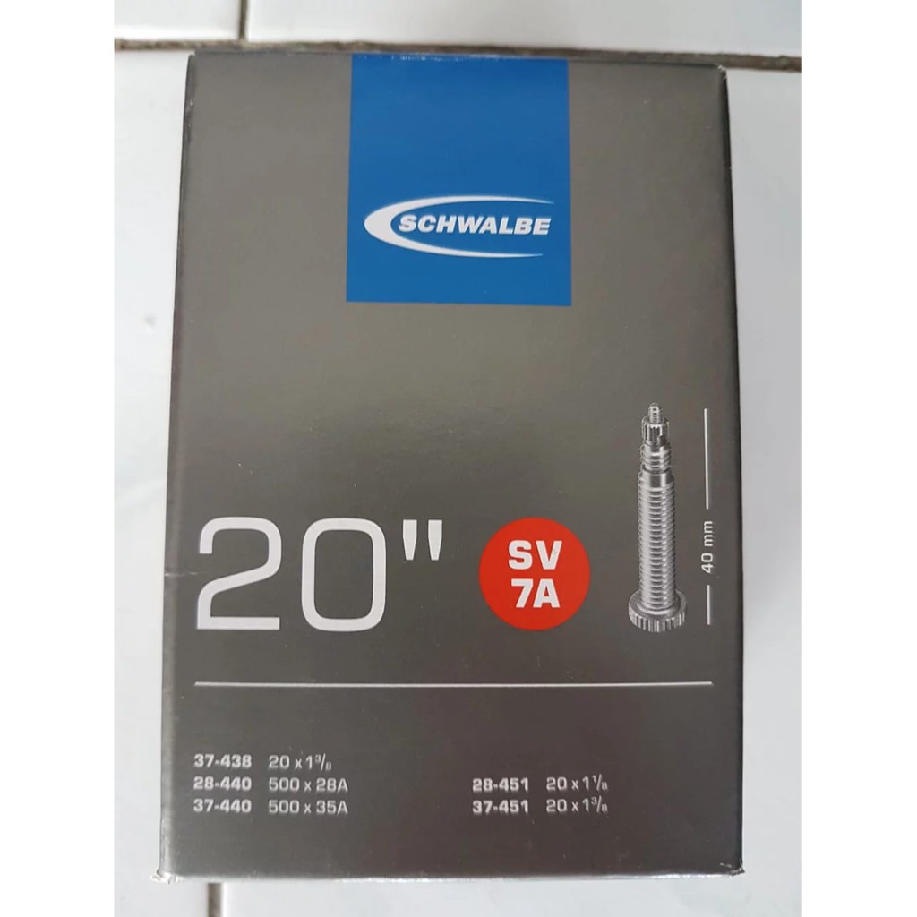 Ban Dalam Schwalbe 20 X 1 3 8 406 451 22