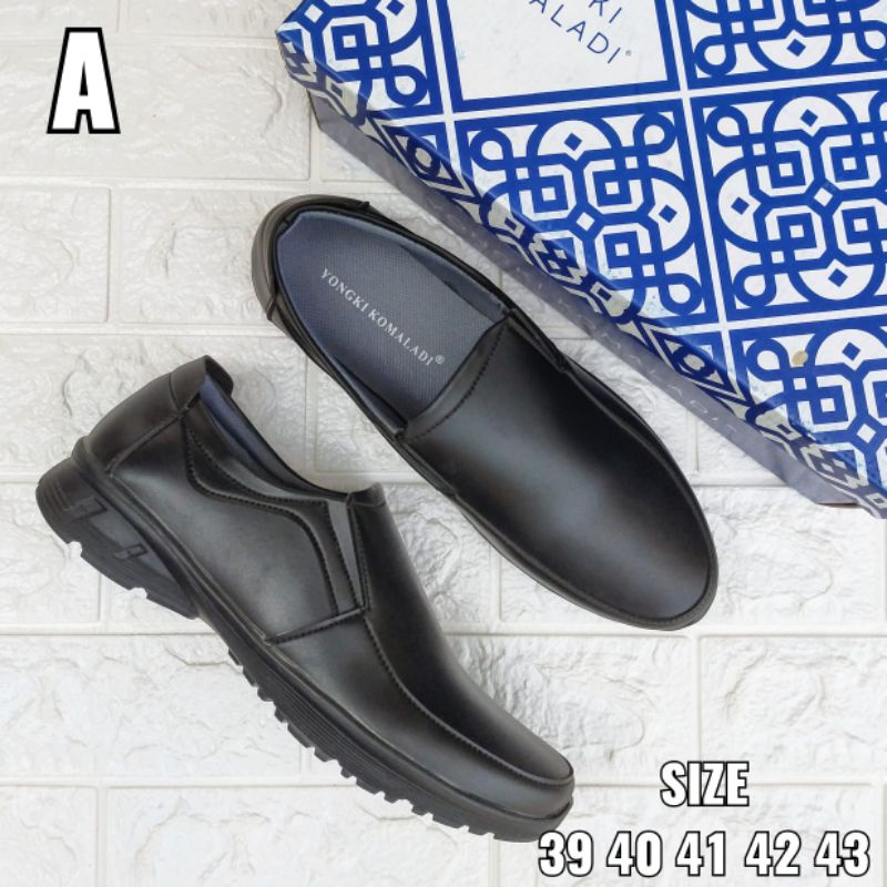 Sepatu kerja pria pantofel aneka model original brand matahari