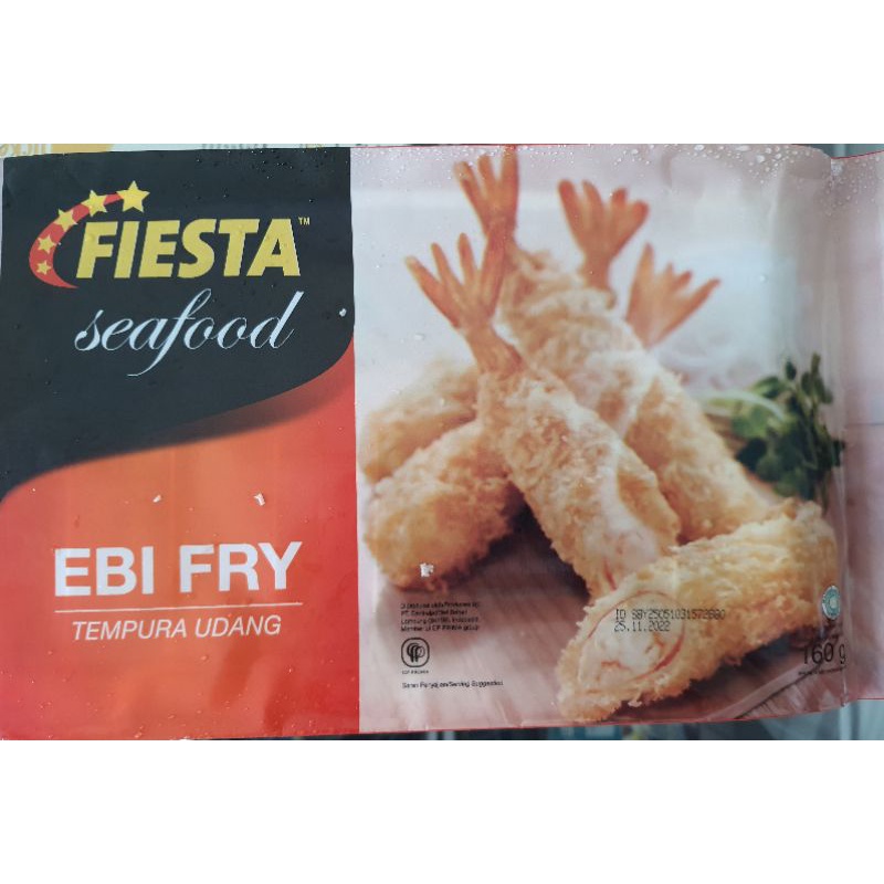 

Ebi Fry tempura udang 160gr isi 8 FIESTA