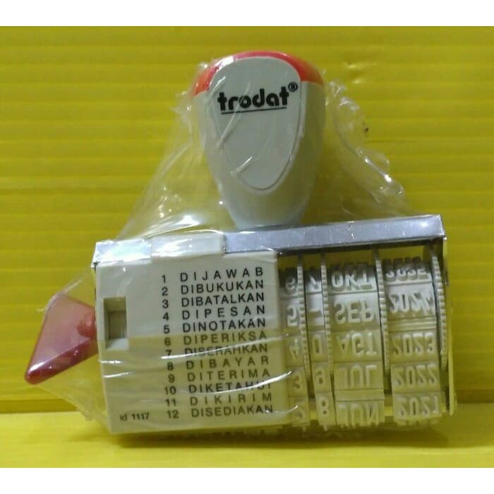

NEW Trodat 1117 Stempel Tanggal + Text Indonesia Ukuran 4 mm TERLARIS