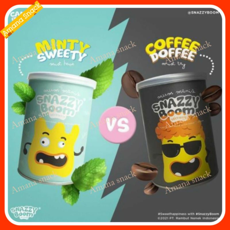 SNAZZY BOOM - Original, Melon, Choco - harum manis