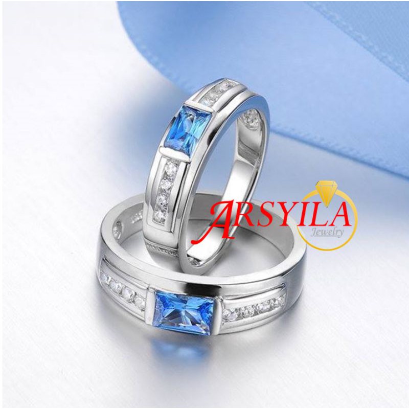 Cincin Nikah Cincin Lamaran Silver 950 Arsyila Jewelry