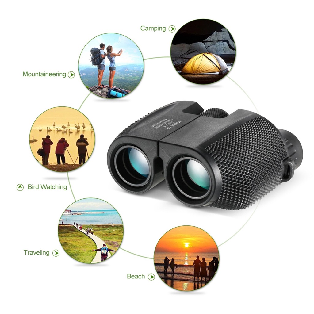 Teropong Binoculars HD Zoom 10x25 Teropong Outdoor Lipat Compact Zoom 10x25