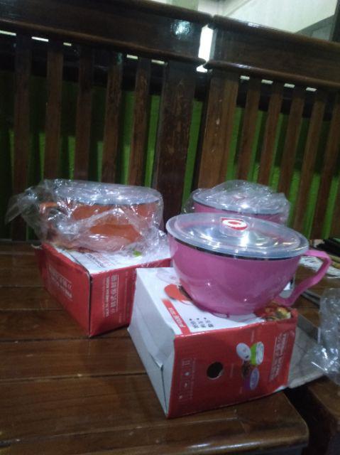 Mangkok Mini Serbaguna Cocok Mie Instant Salad Buah