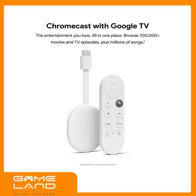 Ready&Siapkirim Google Chromecast With Google Tv Original