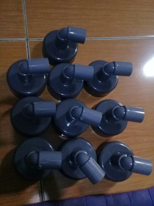 Dop Tutup Pipa Hidroponik 2 1/2 Inch Output 1/2 Inch Fitting Paralon Pvc