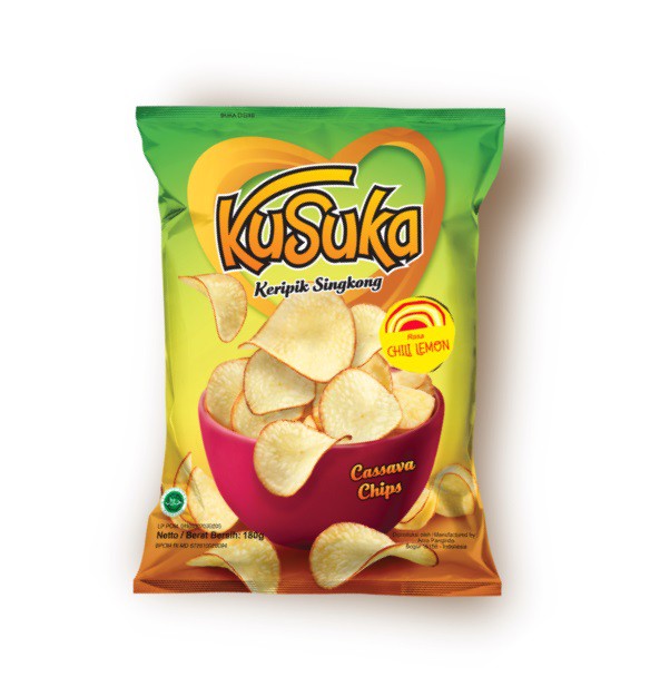 

Kusuka Keripik Singkong Chili Lemon 60gr