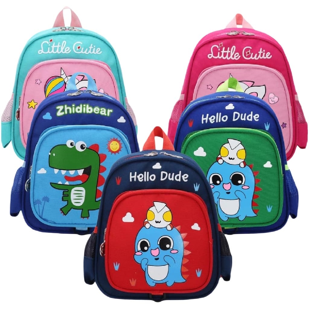 BATOSAI.BAGS - TAS RANSEL ANAK SEKOLAH SD TERBARU 2021 / TAS RANSELANAK PEREMPUAN DAN LAKI-LAKI HELLO DUDE