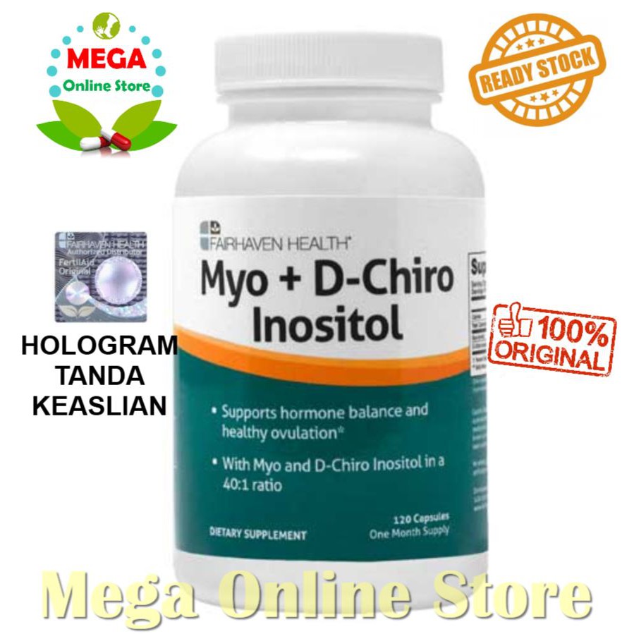 Fairhaven Health Myo-Inositol - 120 Kapsul