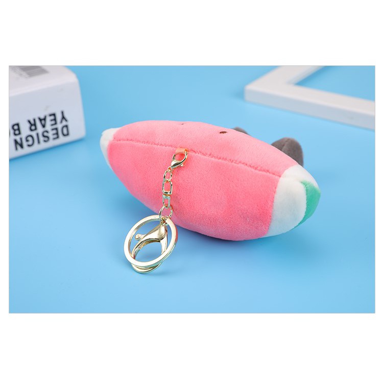 ILAHUI Keychain/Gantungan Kunci/Cute Watermelon Keychain/Trend Jewelry