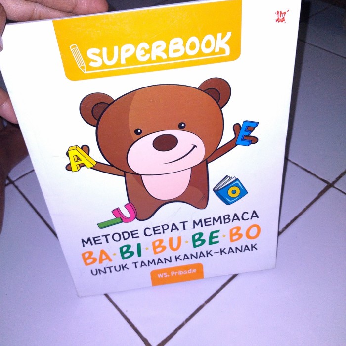 Jual SUPERBOOK METODE CEPAT MEMBACA BA,BI,BU,BE,BO.UNTUK TAMAN KANAK ...