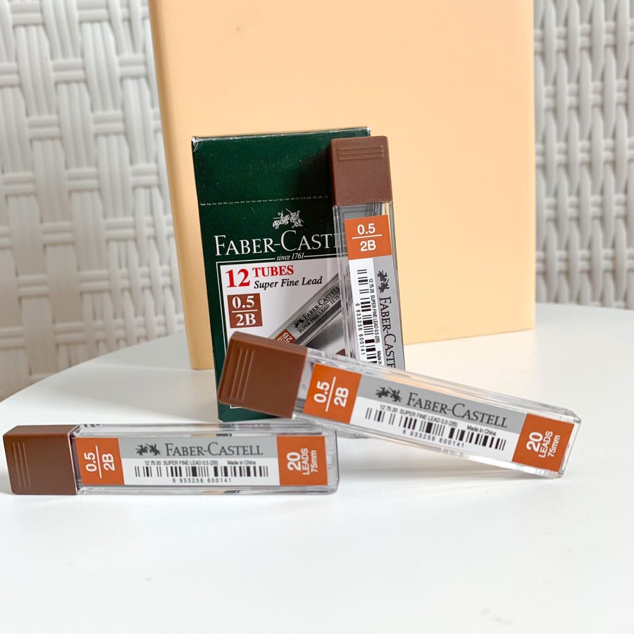 

REFIL PENSIL FABER CASTELL 2B 0.5 MM ISI ULANG PENSIL MEKANIK