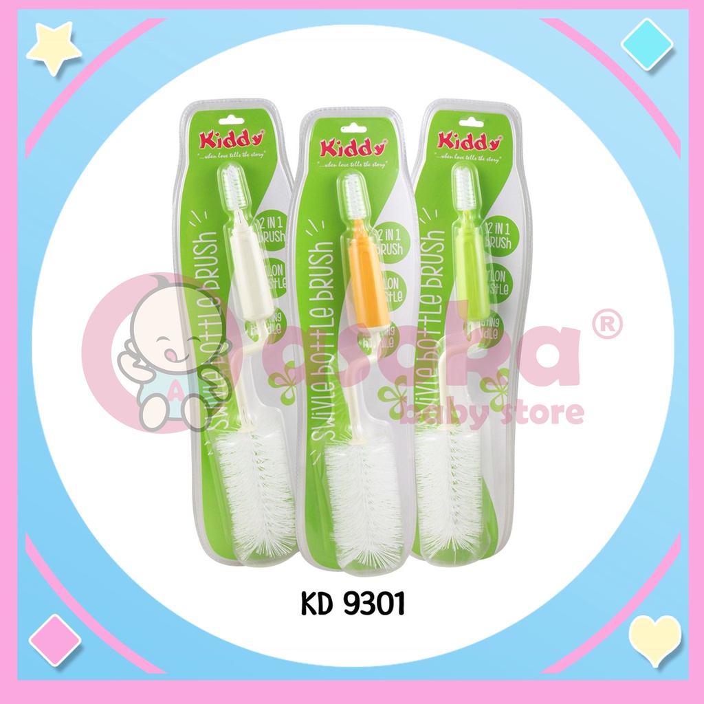 Kiddy Baby Swivle Bottle Brush Sikat Botol Bayi ASOKA