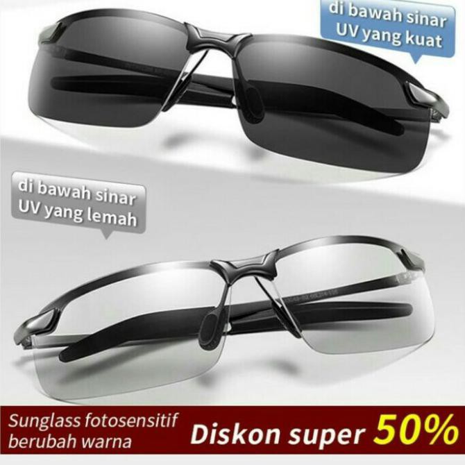 Kacamata Pria Police 3043 Lensa Photocromic