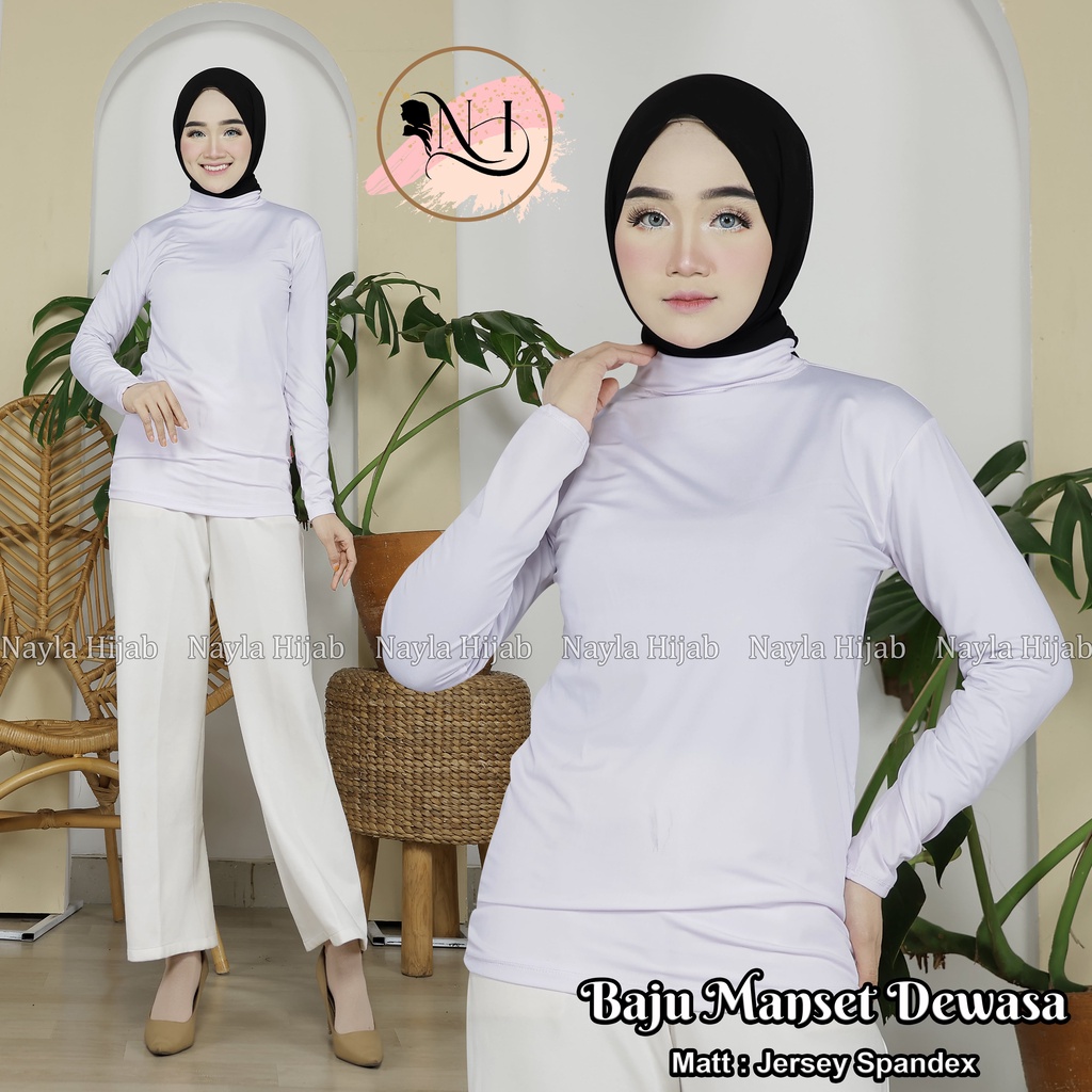 Baju Manset Dewasa Jersey Spandek , Atasan Dalaman , Baju Olahraga Termurah Nayla Hija'b