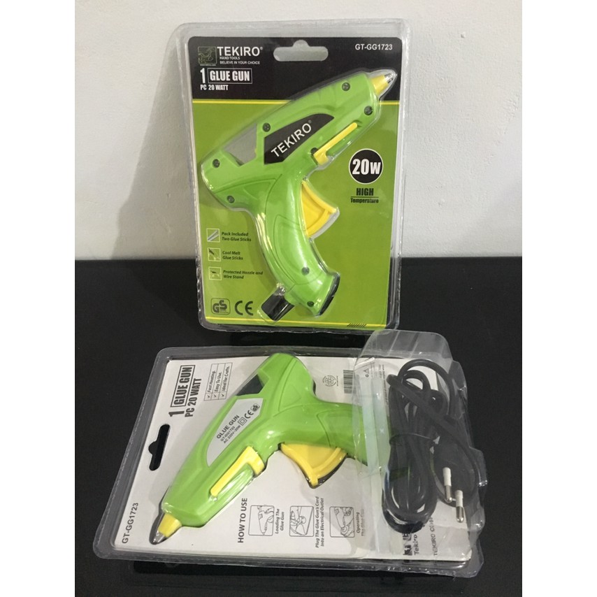 TEKIRO GLUE GUN 20 Watt Tekiro Alat LEM TEMBAK 20W Tekiro GT-GG1723 20watt