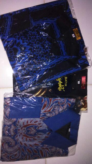 Anjani 005 Ramaiyan Kemeja Batik Pria Eksklusif Lengan Panjang Berfuring Batik Solo Katun Primisima