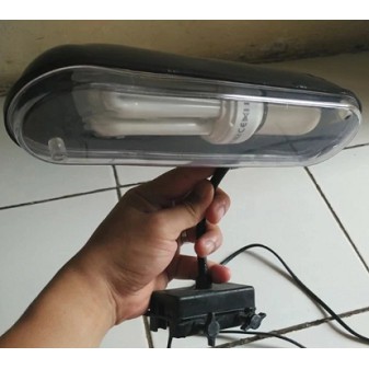 Lampu Jepit Aquarium Akuarium JEBO JB15 JB-15 PL 13 Watt Hemat Energi