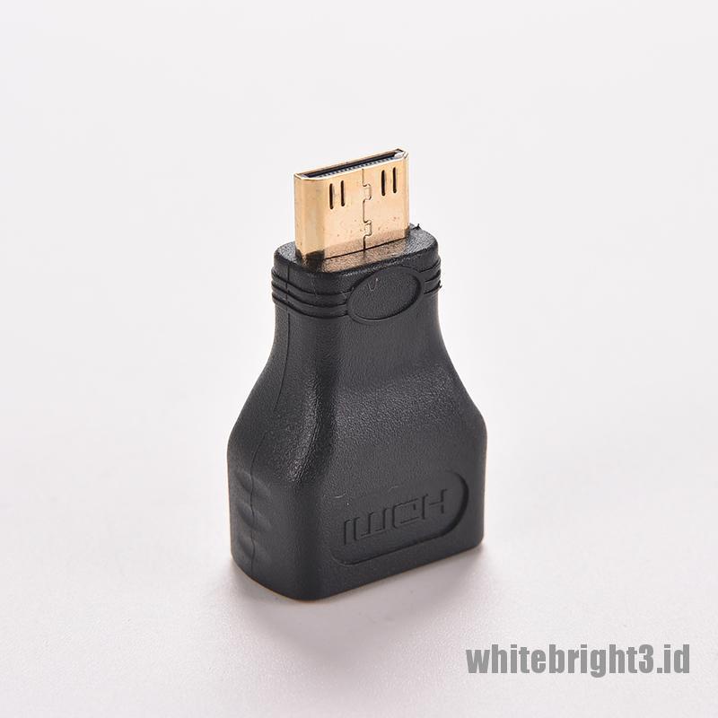 &lt; White3 &gt; 1PC Adapter Tipe-C Male Ke HDMI Female Untuk HDTV Mini