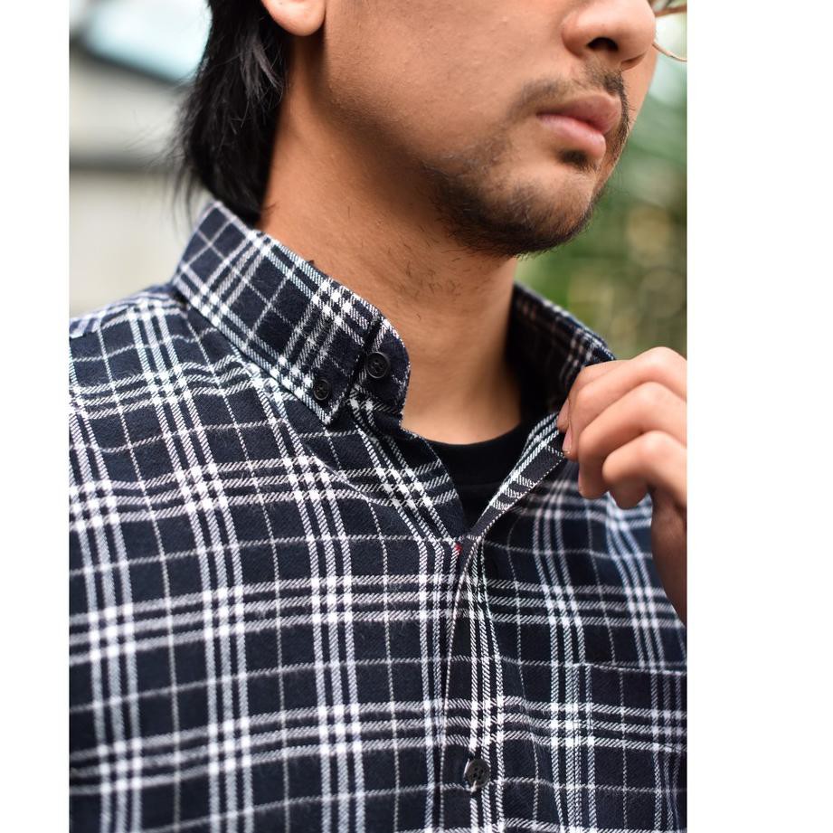 TERBAIK ✡ Broodis Flanel NY Black,,