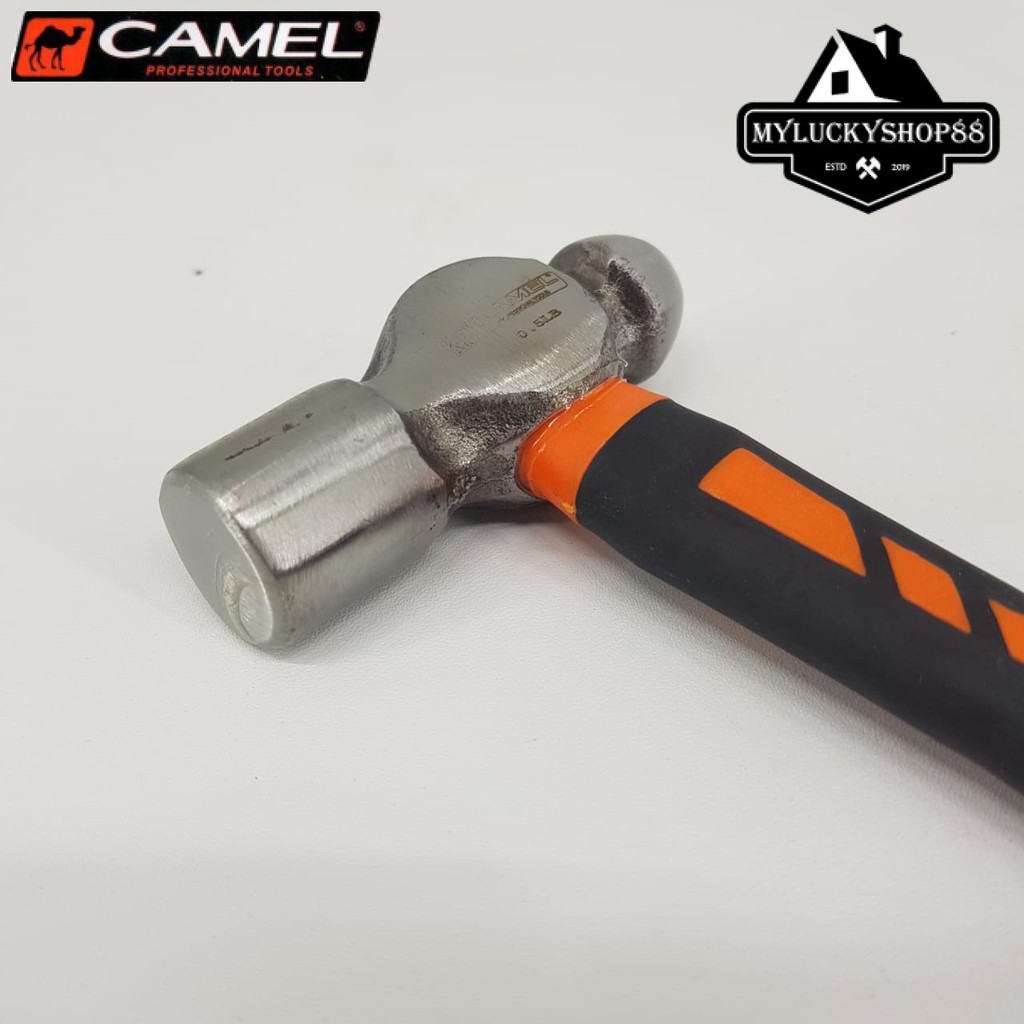 Camel Palu Konde 1/2 LB Ball Pein Hammer Rubber Grip Karet 0.5 LB