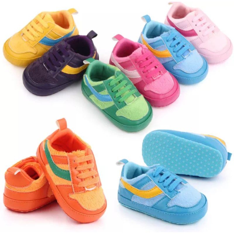 Sepatu Bayi Sneaker Colourfull - Sepatu Bayi Unisex Import S1155