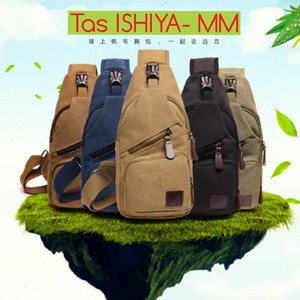 Tas Selempang Pria Kanvas ISHIYA-MM