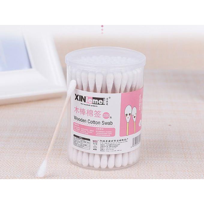 cotton bud 100 , cotton bud , korek kuping kayu , korek kuping cotton