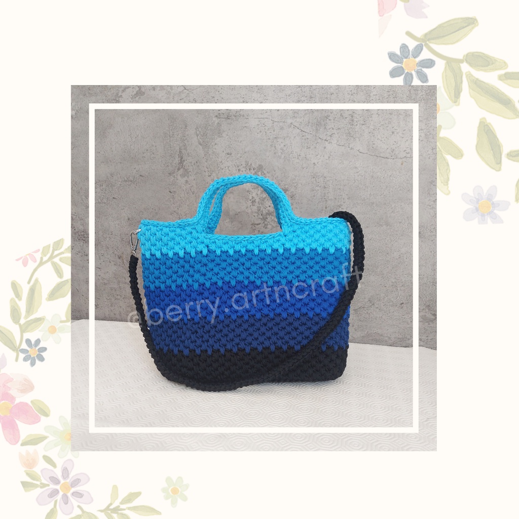 

ThreeC Crochet Bag/Handbag/Mini Sling Bag/Crochet Bag/Tas Rajut