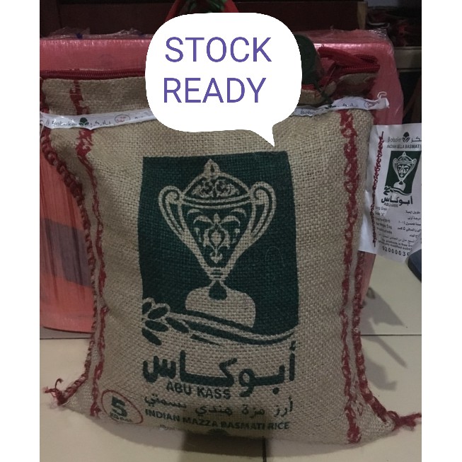 

Beras basmati abu kass asli dari arab isi di dalam tas asli 5k