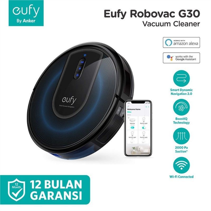 Eufy Robovac G30 - Vacuum Cleaner Robot Pintar