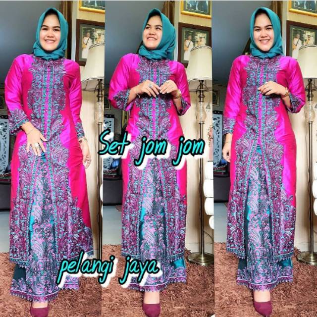 Kebaya gamis set jomjom pelangi jaya 7