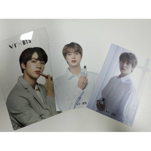 BTS JIN VT Transparent + Postcard