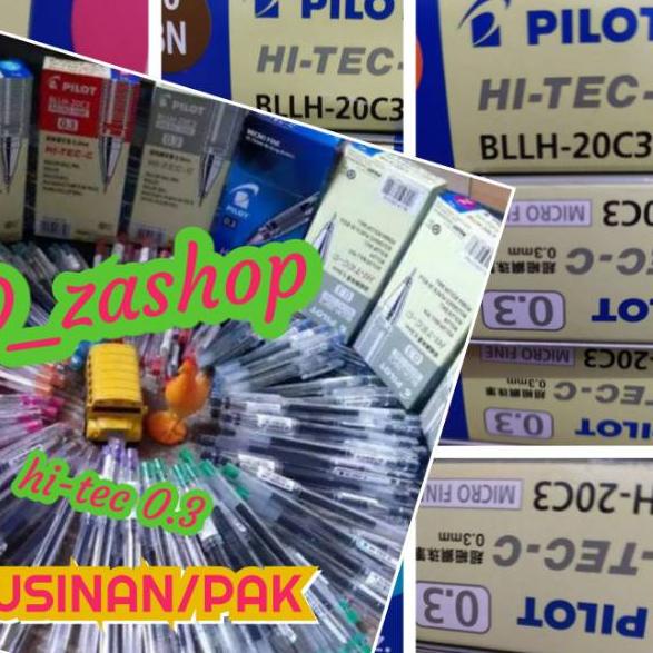 

Hot Sell.. LUSINAN BOLPOIN MAKNA HITEC 0.3mm 0.4 0.25 WRNA WARNI per lusin hi-tech