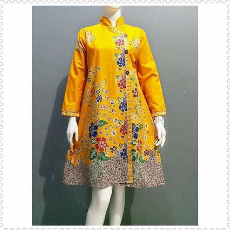 TUNIK BATIK BUSUI CANTIK KEKINIAN BAJU WANITA MODERN