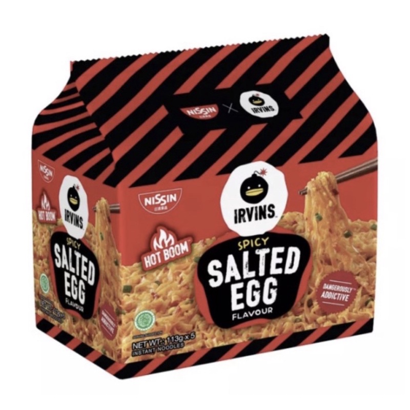 Jual IRVINS NISSIN SALTED EGG-spicy Per Bungkus @113g | Shopee Indonesia