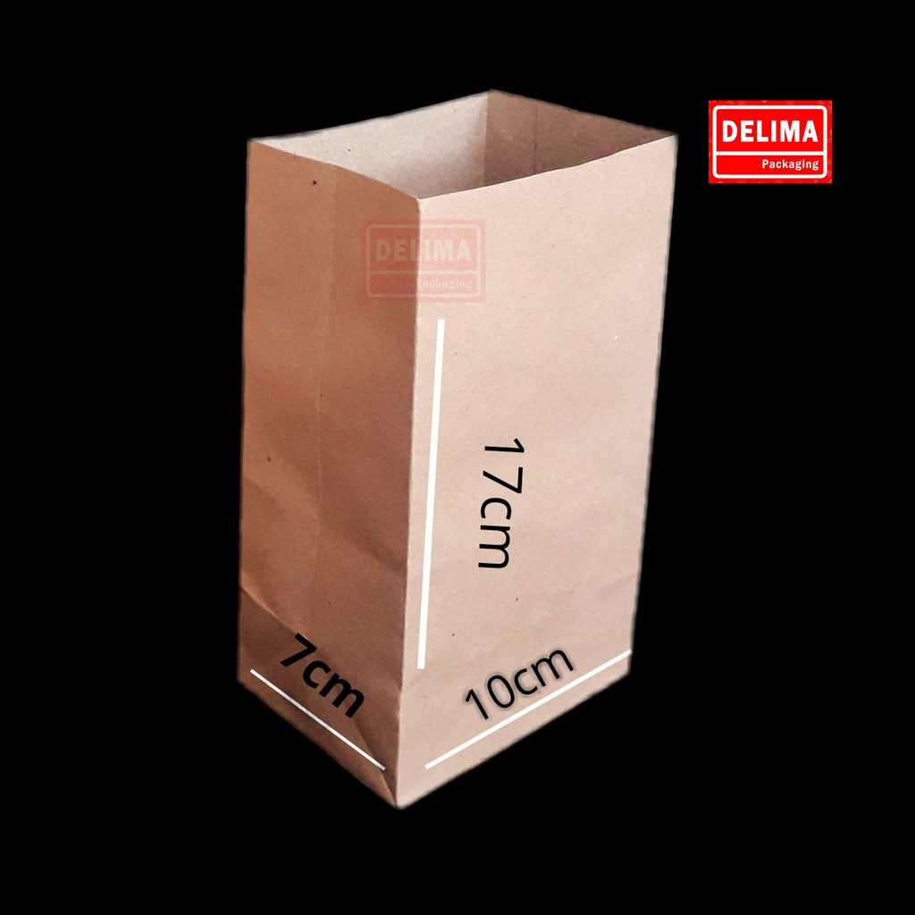 

FOOD BAG atau Kantong Kosmetik/paperbag uk.17x10x7 (isi 50 pcs)
