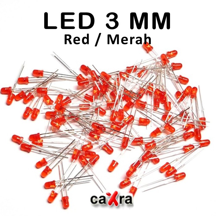 Led 3mm / LED 3 mm / Merah