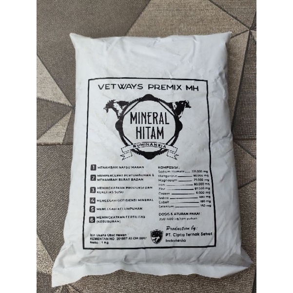 Vetweys Mineral Hitam