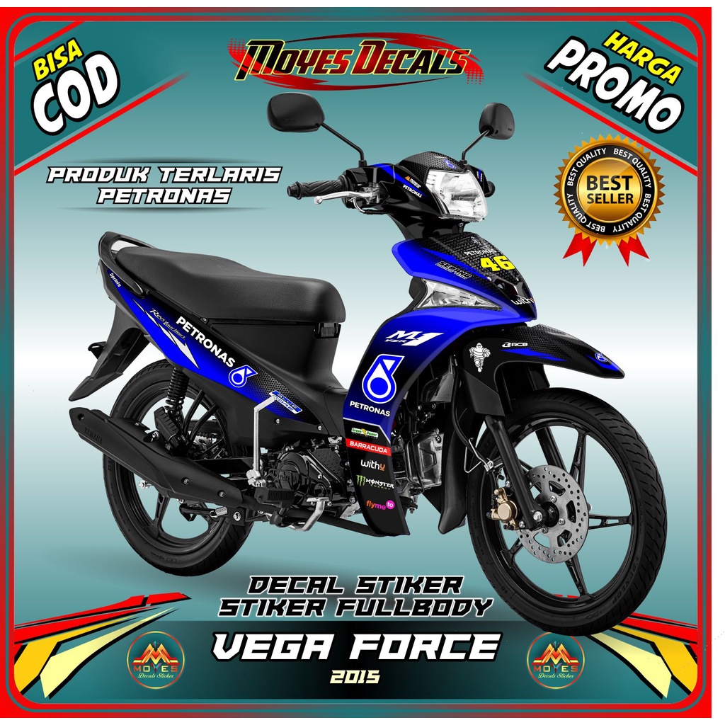 Decal Vega Force stiker decal motor Vega Force full body stiker motor yamaha vega force - spec C