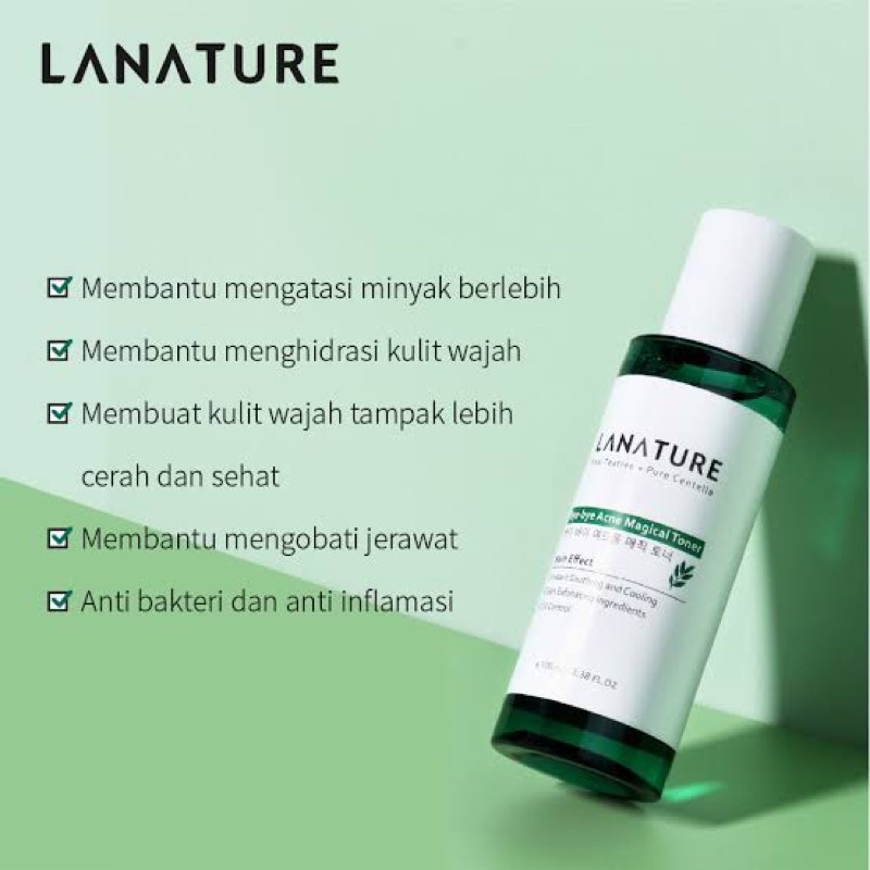 LANATURE BYE BYE ACNE TONER CENTELLA ASIATICA