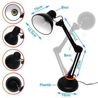  Lampu  Meja  Arsitek JM 800 Shopee Indonesia