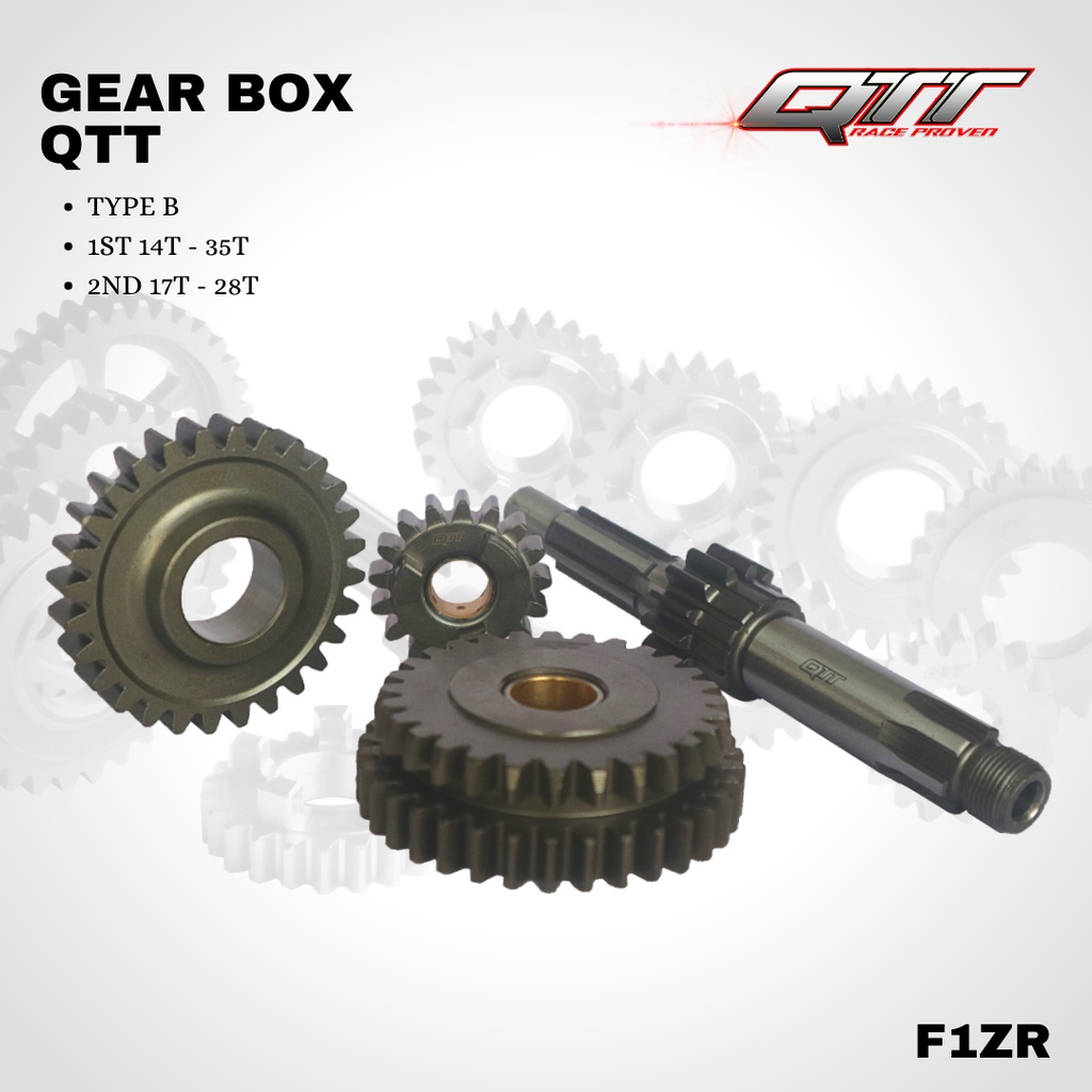 Gear Rasio Gear Box QTT F1zr F1 type B