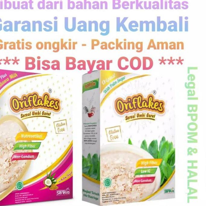 

TERBARU ORIFLAKES Gastro Asam Lambung Gerd Maag Bubur Sereal Umbi Garut 350 gram***