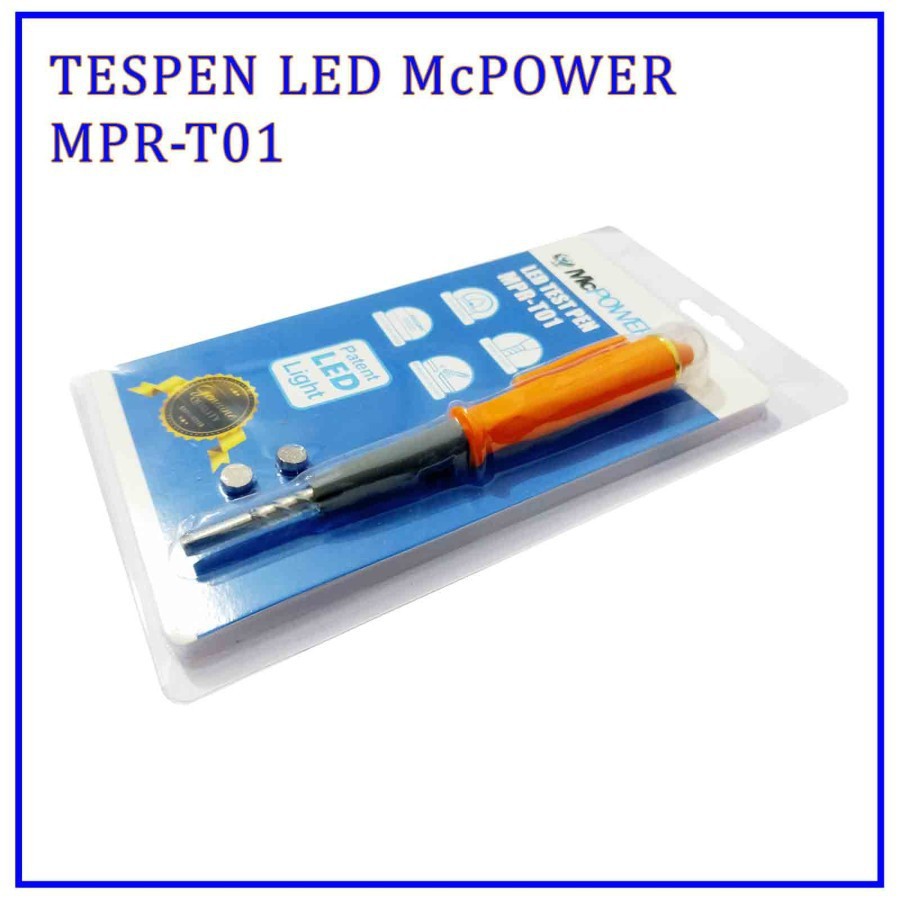 TESPEN LED MINUS ALAT PENDETEKSI ARUS LISTRIK TEST PEN LISTRIK BATERAI