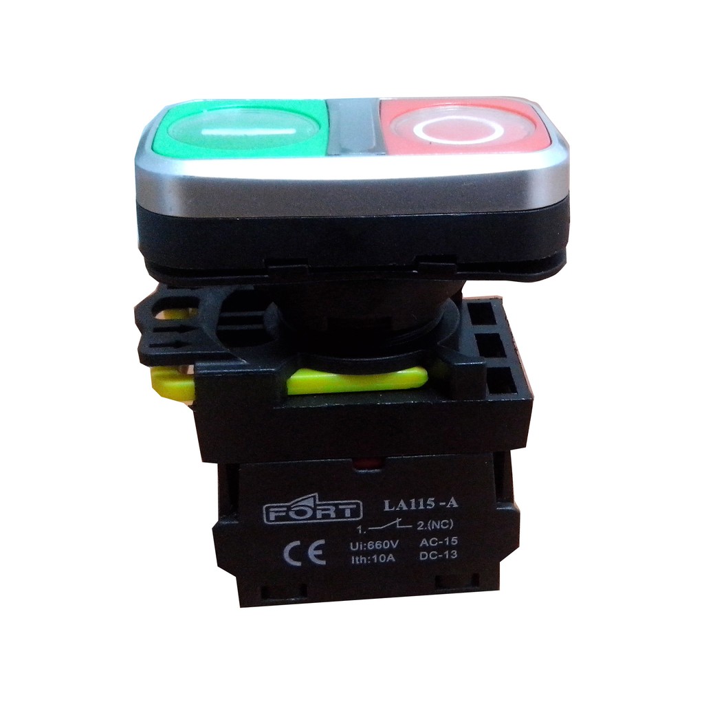 

Double Push Button 220VAC FORT LA115-A5-11RD-1 FORT