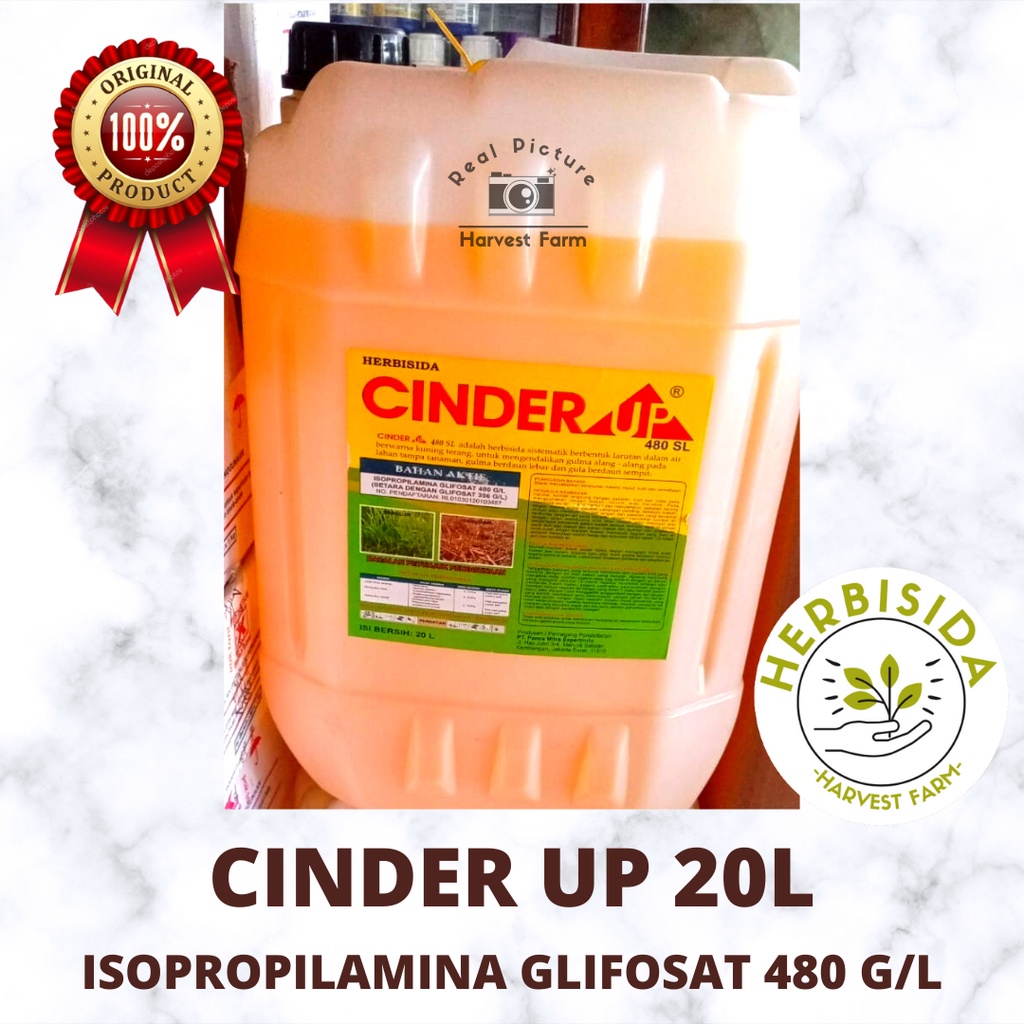 Jual Herbisida Cinder Up Isopropilamina Glifosat G L Isi Liter