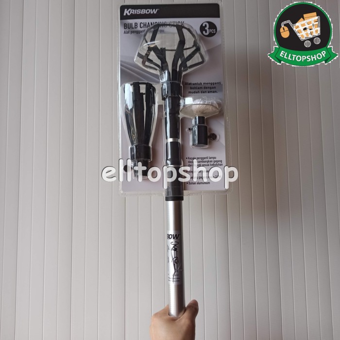 TONGKAT LAMPU / TONGKAT PENGGANTI BOHLAM ALUMINIUM KRISBOW